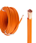 Pro Level 320 FT EV Oxygen Free Copper Power Cable Single Core Auto Charging Wire Rock Solid XLPE Insulation spool and cut end
