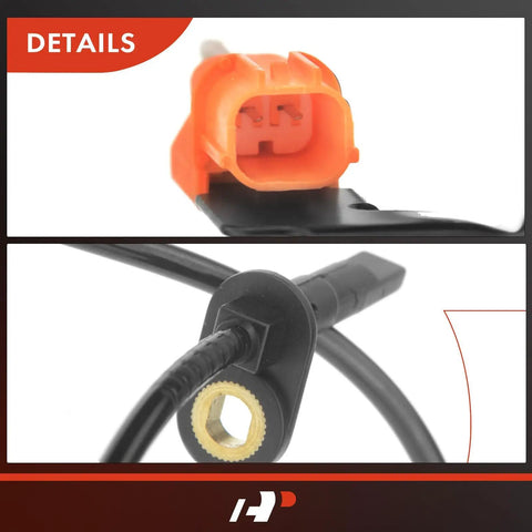 Connector and sensor detail of Top Shelf Front Left And Right Abs Wheel Speed Sensor For Honda Crv 2002 To 2006.
