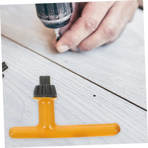 Pro Grade 4 Piece Drill Chuck Key Set With Comfort Grip Thumb Handle Quick Change No Sweat Design Heavy Duty Steel Body Iron Clad Wrench For Drill Press And Power Tool Shop Builds, rubber grip detail.