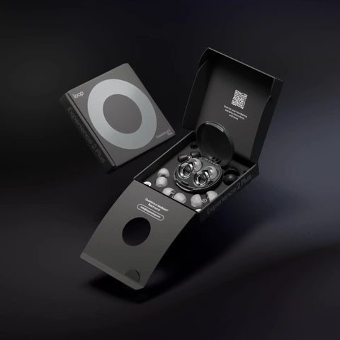 Open box of Experience 2 Plus Ear Plugs For Concerts And Festivals With 17 dB Noise Reduction High Fidelity Hearing Protection