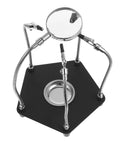 Universal Soldering Helping Hands Tool With Adjustable Arms And Stable Base For PCB Repair And Electronics Welding Station Accessories