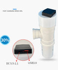 50W Water Turbine Hydroelectric Generator USB Rechargeable Outdoor Power System with Permanent Magnet Brushless Design