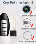 Key Fob Replacement For Nissan Altima Maxima Murano 370Z Infiniti G35 G37 EX35 FX35 FX37 Q70 Remote Smart Key Fob Plug-And-Play Ready