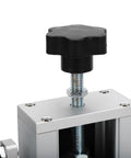 Hand Crank Wire Stripping Machine For 21mm Diameter Cables showing the adjustable black knob and metal framework.