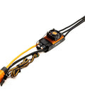Beefed-Up 130 Amp Brushless Smart ESC with Telemetry For 3S To 6S RC Jets And Helis, showing connectors and wiring detail.