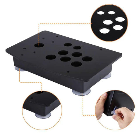 Dope Acrylic Panel And Case DIY Kit For Arcade Joystick And Game Cabinet Replacement Set Compatible With PC And Android Devices