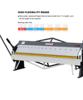 Box And Pan Style Metal Brake For 50 Inch Sheet Metal, 16 Gauge Capacity Up To 135 Degree Bends, Heavy Duty Press Brake BP1650