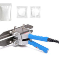 Super Fast 300W Mylar Bag Heat Sealer That Crimps Foil And Kraft Sacks Like A Champ With Dual Heating Zones in action with bags.