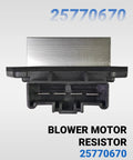 Solid Drop-In Blower Motor Resistor For Ram 1500 2500 3500 Dodge Journey Caliber Avenger Sebring Jeep Compass Patriot Wrangler ProMaster 1500 Auto Climate Control showing connector and part number 25770670