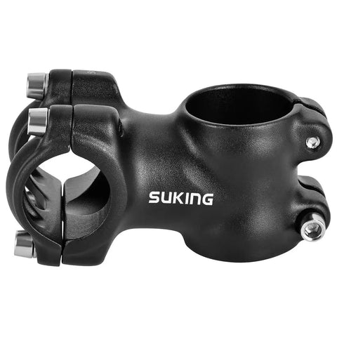 Shorty 45mm Bike Stem For 25.4mm Handlebars Compatible With 28.6mm Steerer, Aluminum 6061 T6, Side View