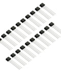 Top Tier Hall Effect Sensor Magnetic Detector Pack Of Twenty For Arduino Projects Offering Four Point Five To Twenty Four Volt Operation And Reverse Polarity Shield Delivers A Kickass Setup For Street Rod Wiring And Smooth Electronic Switching Control, showing 20 magnetic sensors with black housing and silver leads.