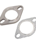 2 Inch Flange Connection Kit With Stainless Steel Flanges And Gasket Set Including Bolts Locknuts And Washers For Downpipe And Catback Header Repair