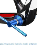 LYIYEYAN bike headset press tool, blue aluminum universal headset bearing press installed on bicycle head tube