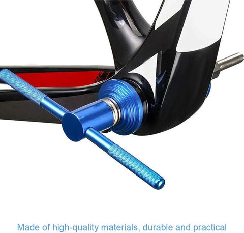 LYIYEYAN bike headset press tool, blue aluminum universal headset bearing press installed on bicycle head tube