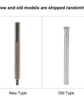 Leather Stamping Tools Pattern Kit 32 Piece Zinc Alloy Animal Punch Set comparison of new and old handle models.