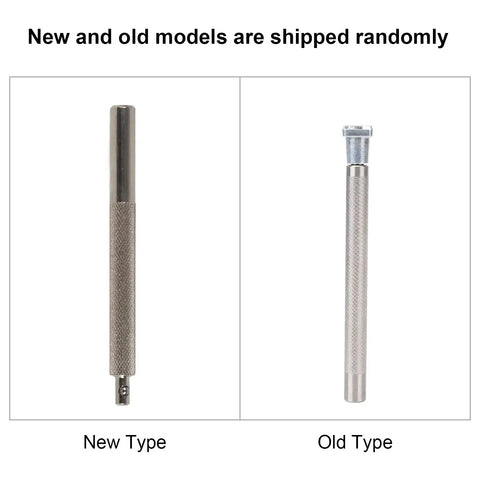 Leather Stamping Tools Pattern Kit 32 Piece Zinc Alloy Animal Punch Set comparison of new and old handle models.