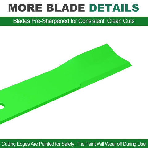 High Lift Blade Set For Scag Ferris 61 Inch Deck Replaces OEM 48111 482879 1520842 Husqvarna 539101733 Durable Lawn Mower Blades