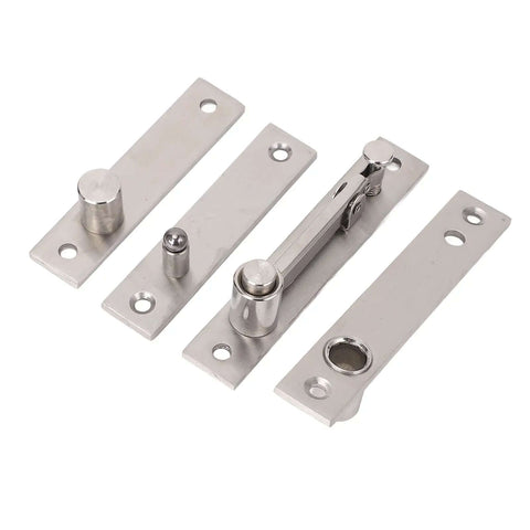 Beefy Heavy Duty Pivot Hinge 300 LB Load, 360 Degree Rotation Stainless Steel Hidden Door Hinge With Adjustable Extension