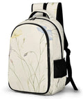 Dope Multi Shade Wildflowers Printed Backpack For Unisex Large Capacity Daypack With Durable Polyester Breathable Fabric Smooth Zipper