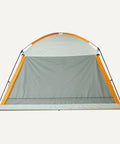 Front view of Screened Canopy Tent 12 X 12 Ft With Zippered Enclosure, UPF50 Plus Sun Protection, Bug Free Outdoor Shelter