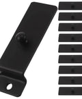 Heavy Duty Carbon Steel Slatwall Display Hooks 10 Piece Set for picture frames and kitchenware