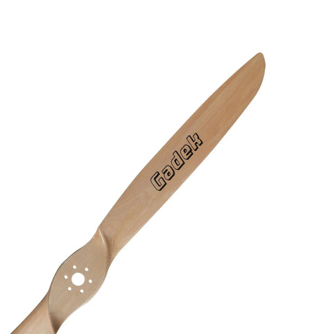 Wooden Propeller For Atom 80 Paramotor Fly Ready Paragliding Gear 125cm Diameter 1:3.8 Reduction M6 Bolts 30mm Hub Lightweight 0.72kg