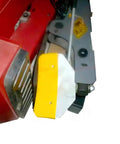 Protective Cover for Tire Changer Demount Head and Wheel Rims Edges, Durable Wear Resistant Rim Protector Guard, installed