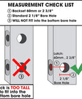 Diagram for Mechanical Push Button Lever Lock With 13 Digit Keypad For Keyless Entry Keep Open Or Auto Locked 60mm Backset