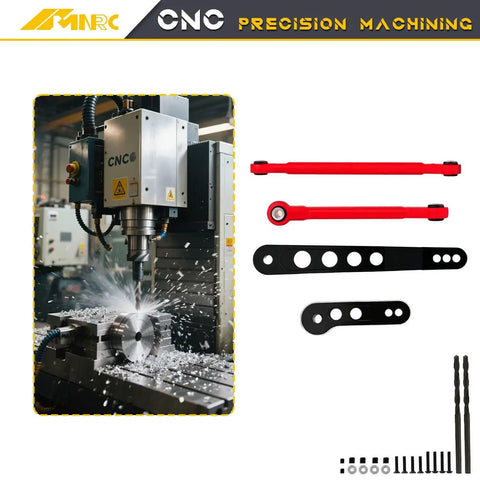 CNC machining of Beefy Front And Rear Sway Bar Kit For One Seventh Scale Unlimited Desert Racer UDR RC Car Upgrades 8597 8596