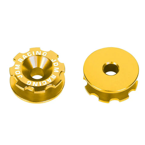 Gold Bumper Quick Release Fastener Kit for Front and Rear Bumpers, Aircraft Grade Aluminum, 4 Fasteners, 2 Pairs