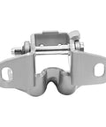 Close-up of the Left And Right Door Hinge Set Replacement For Chrysler Plymouth Prowler 1997 To 2002 Grey Primer Bolt On Upgrade