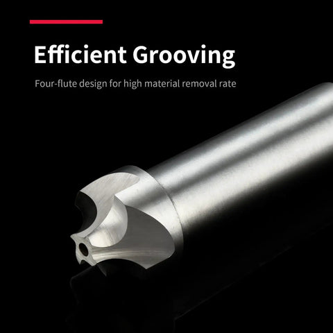 R20 4 Flute Corner Rounding End Mill Cutter With Straight Shank For Mold Milling HSS High Speed Steel 32mm shank
