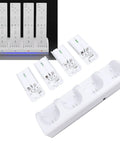 4 In 1 Remote Controller Docking Station With 4 Pack 2800mAh Rechargeable Batteries and charger stand