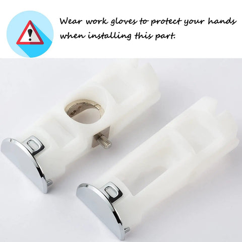 Fridge Door Handle Support Kit For Freezer Door Replacement Fits Popular Refrigerator Models Like RFG237AARS RFG238AARS RFG293HAPN