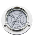 Amagogo 80mm Flange-Mounted Spirit Level with clear face and metal housing for accurate equipment setup.