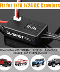 30A Brushless Mini ESC With 5V And 3A BEC Output And App Adjustable Parameters for TRX4M FCX18 Ascent-18 SCX24 FCX24 RC crawlers