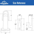 Dead Quiet Latch Hook Door Stopper With Slick Rubber Bumper And Sound Dampening Padding To Shield Walls And Keep Doors Chill Zinc Alloy Heavy Duty Black Pack size reference diagram with dimensions. 