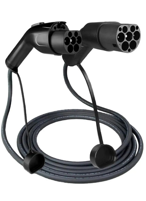 Rock Solid Type 2 To GBT EV Charging Cable, Mode 3 22Kw 32A Three Phase Electric Vehicle Cord with connectors and cable.