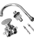 Fauitay Foot Pedal Faucet Hands Free Kitchen Faucet with Touchless Foot Control Valve for Standard Kitchen Sinks parts and components.