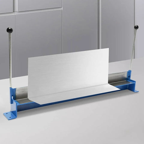 Heavy Duty 760mm Sheet Metal Brake, Adjustable 0 To 90 Degree Steel Bender, Built Tough Bending Machine For Up To 1.2mm Thickness, Shop Ready Workbench Tool That Gets The Job Done Right
