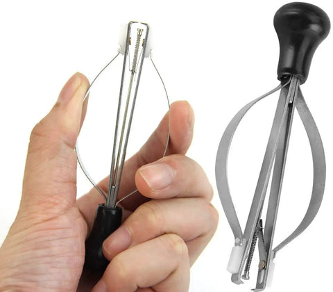Pro Grade Watchmaker Hand Presser Lifter Tool Set With 7 Plastic Tips For Pressing, Lifting And Removing Watch Hands Without Scratching Dials