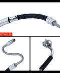 Detailed view of Power Steering Pressure Hose Line Assembly For Toyota Camry Avalon Lexus ES GS 3.5L V6 2005-2012 Pump To Rack With O Ring And Washer