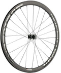 Rad Carbon Road Wheelset 700c Clincher Ride Ready 38mm Deep 23mm Wide Center Lock Thru Axle front view
