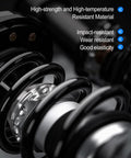 Close-up of high-strength valve spring kit for racing engines, highlighting impact and wear resistance.