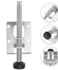8 Pack Adjustable Steel Furniture Leveling Feet For Tables And Cabinets, Silver, Detailed View, Easy Install, Stable Balance