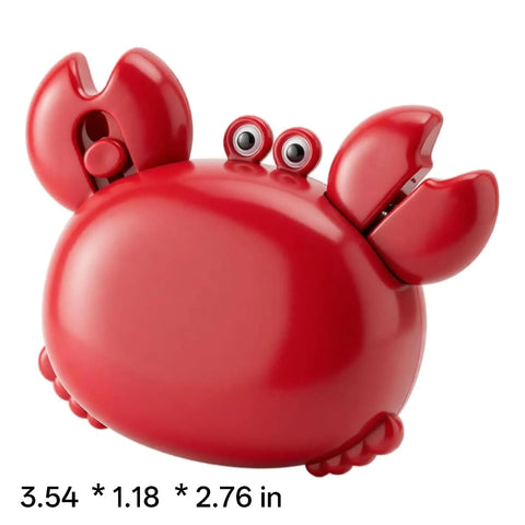 4 In 1 All In One Multitool Bottle Opener With Scissors Box Cutter And Magnetic Fridge Magnet Dope Red Compact Kitchen Gadget shaped like a crab