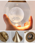 Globe Crystal Wall Sconce With On Off Switch Matte Nickel Finish Modern Wall Mount Lamp components and lit globe detail