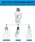 Motion Sensor Light Socket With PIR Detector E26 E27 Bulb Adapter Auto On Off Night Light for LED, CFL, tungsten bulbs