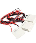 Dope 12V 60W Peltier Cooler Module For DIY PCs And Gaming Consoles, 40mm Square Heatsink Thermoelectric Cooler, Pack Of 10 with wires