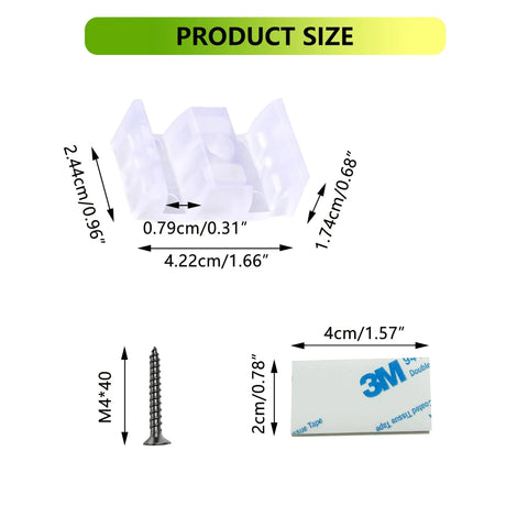 Eight clear shower door bumpers with screws and 3M tape; bottom guide for framed/sliding glass doors.